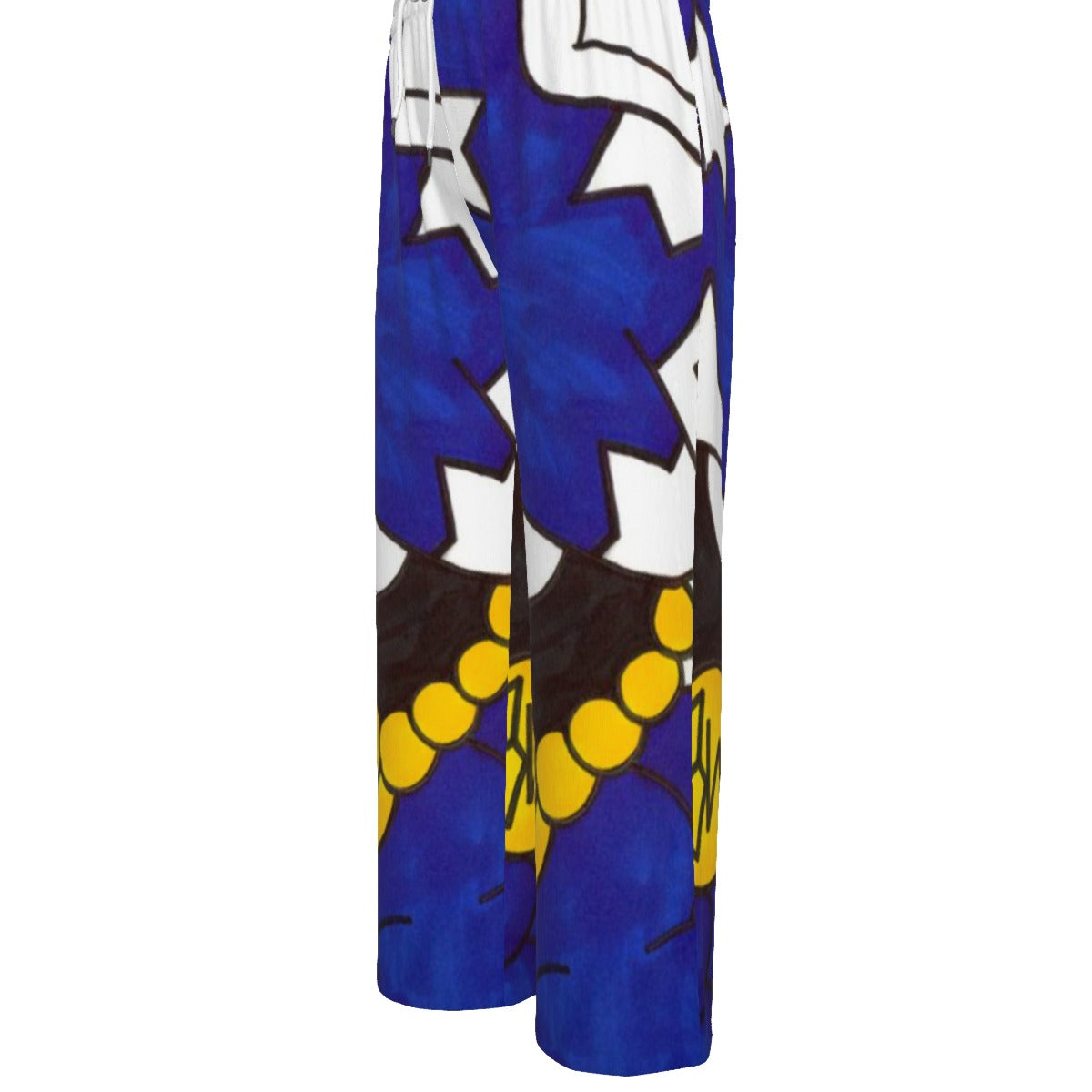 Graffiti Wizard Knitted Fleece Wide Leg Pants